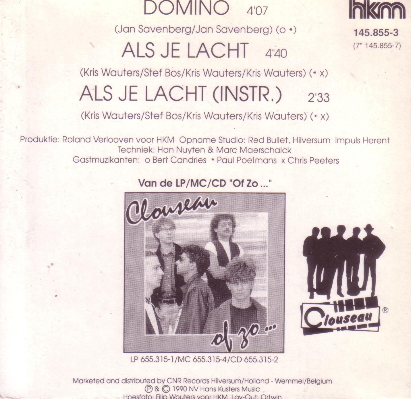 Clouseau  Domino : CDs ak